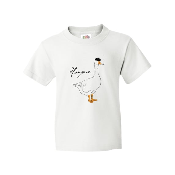 Inktastic French Goose says Honque Youth T-Shirt