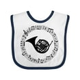 thumbnail image 1 of Inktastic French Horn Music Boys or Girls Baby Bib, 1 of 4