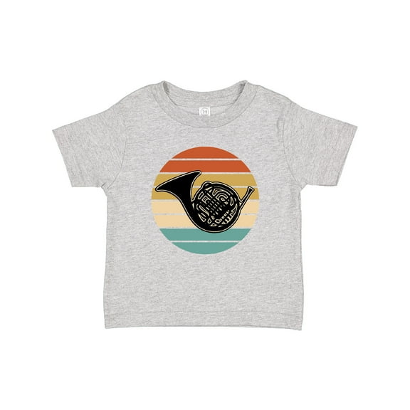 Inktastic French Horn Retro Music Gift Boys or Girls Baby T-Shirt