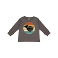 thumbnail image 1 of Inktastic French Horn Retro Music Gift Boys or Girls Long Sleeve Toddler T-Shirt, 1 of 5