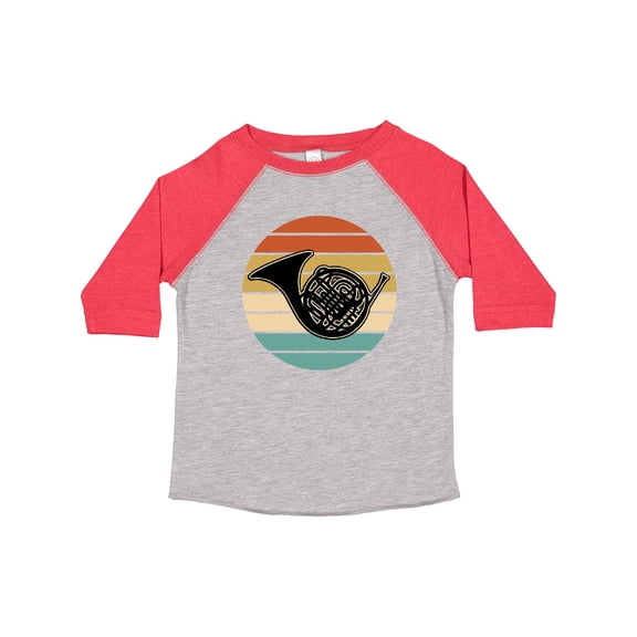 Inktastic French Horn Retro Music Gift Boys or Girls Toddler T-Shirt