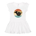 thumbnail image 1 of Inktastic French Horn Retro Music Gift Girls Toddler Dress, 1 of 5