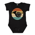 thumbnail image 1 of Inktastic French Horn Retro Music Sunset Boys or Girls Baby Bodysuit, 1 of 5