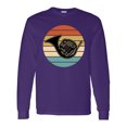 thumbnail image 1 of Inktastic French Horn Retro Music Sunset Long Sleeve T-Shirt, 1 of 5