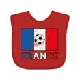 thumbnail image 1 of Inktastic French Soccer Boys or Girls Baby Bib, 1 of 4
