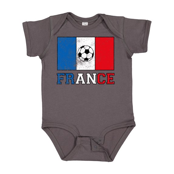 Inktastic French Soccer Boys or Girls Baby Bodysuit