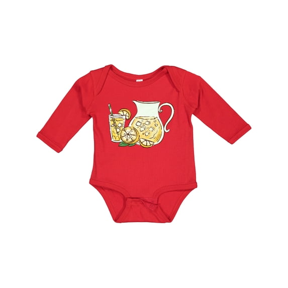 Inktastic Fresh Lemonade Boys or Girls Long Sleeve Baby Bodysuit