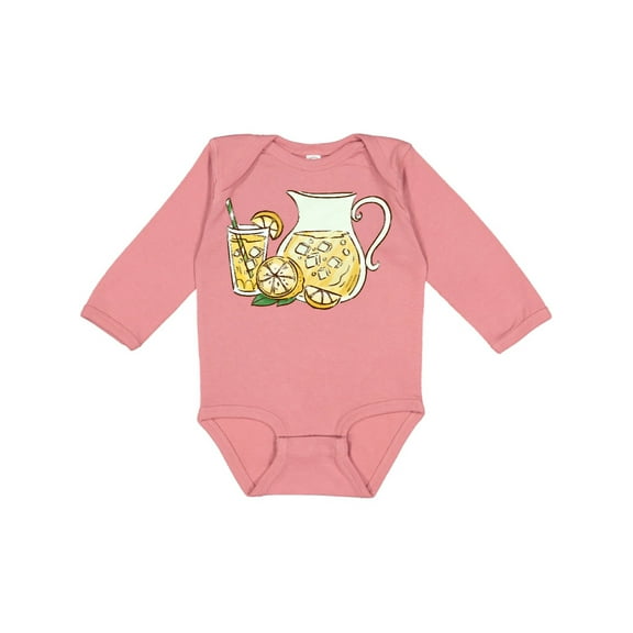 Inktastic Fresh Lemonade Boys or Girls Long Sleeve Baby Bodysuit