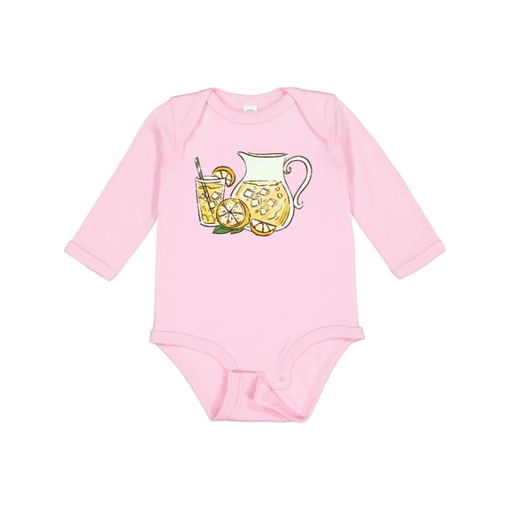 Inktastic Fresh Lemonade Boys or Girls Long Sleeve Baby Bodysuit