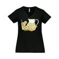 thumbnail image 1 of Inktastic Fresh Lemonade Women's Plus Size V-Neck T-Shirt, 1 of 5