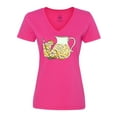 thumbnail image 1 of Inktastic Fresh Lemonade Women's V-Neck T-Shirt, 1 of 5