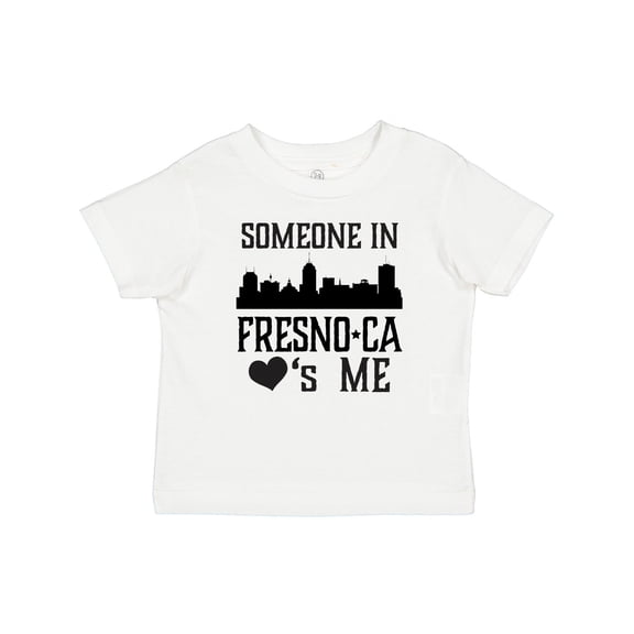Inktastic Fresno California Someone Loves Me Skyline Boys or Girls Baby T-Shirt