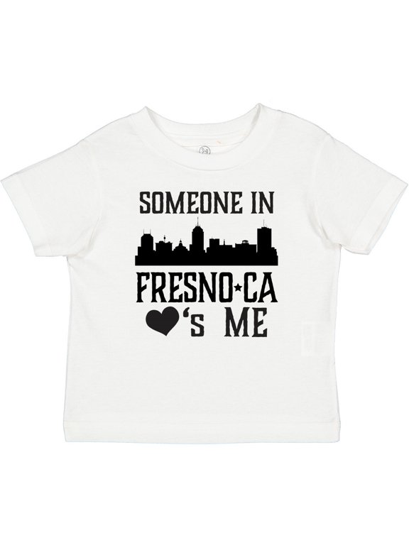 Fresno California Someone Loves Me Skyline Boys or Girls Baby T-Shirt