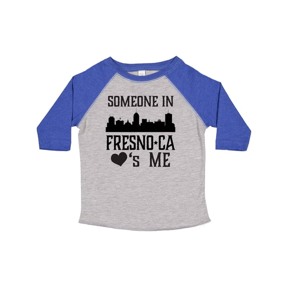 Inktastic Fresno California Someone Loves Me Skyline Boys or Girls Toddler T-Shirt