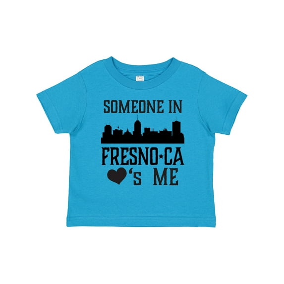 Inktastic Fresno California Someone Loves Me Skyline Boys or Girls Toddler T-Shirt