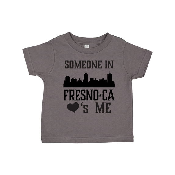 Inktastic Fresno California Someone Loves Me Skyline Boys or Girls Toddler T-Shirt