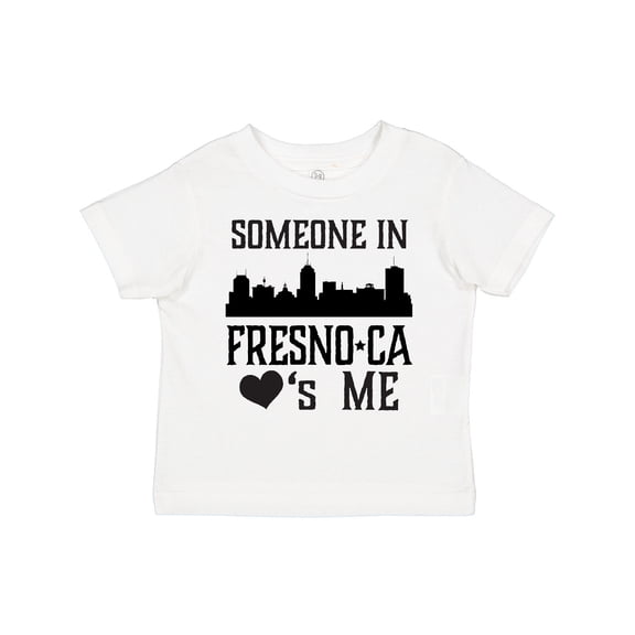 Inktastic Fresno California Someone Loves Me Skyline Boys or Girls Toddler T-Shirt