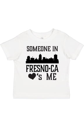 Fresno California Someone Loves Me Skyline Boys or Girls Toddler T-Shirt