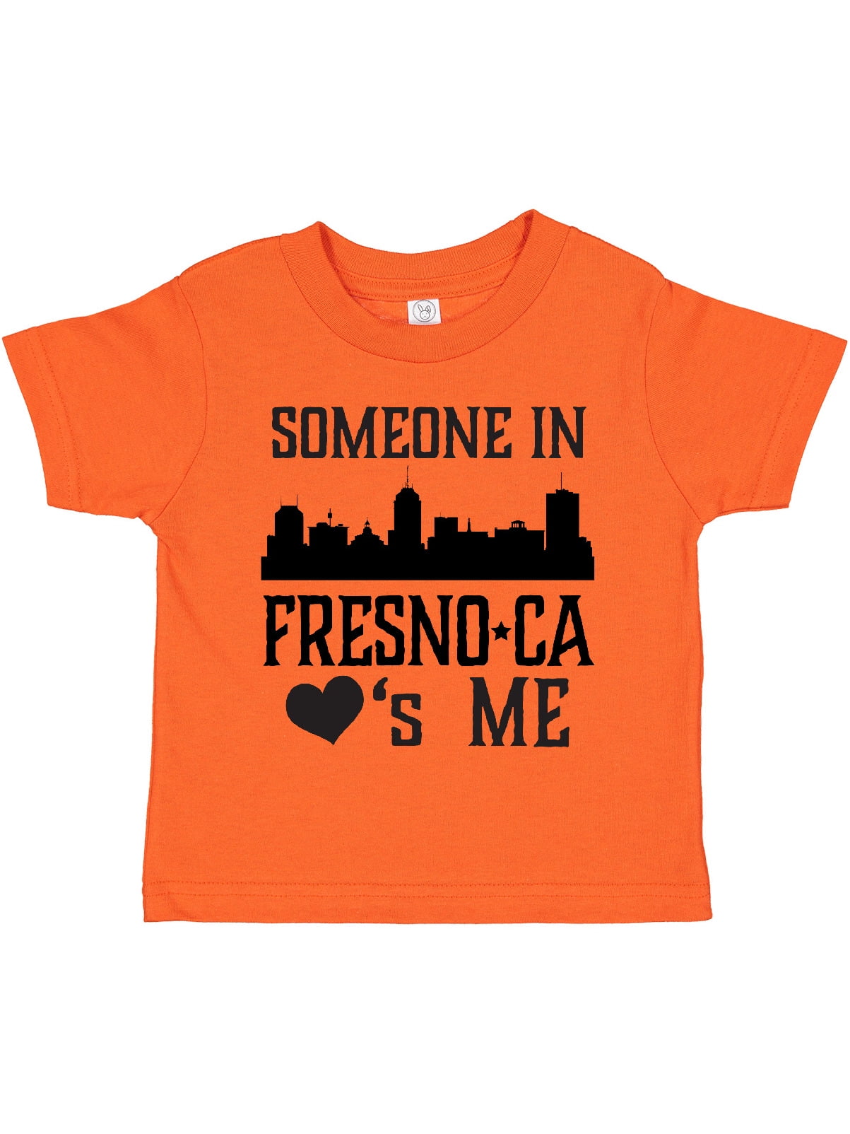 Inktastic Fresno California Someone Loves Me Skyline Boys or Girls Toddler  T-Shirt