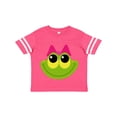 thumbnail image 1 of Inktastic Frog Face Girl Girls Toddler T-Shirt, 1 of 5