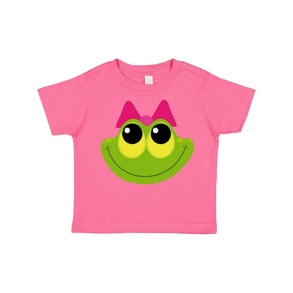 Inktastic Frog Face Girl Girls Toddler T-Shirt