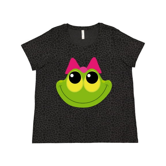 Inktastic Frog Face Girl Women's Plus Size T-Shirt