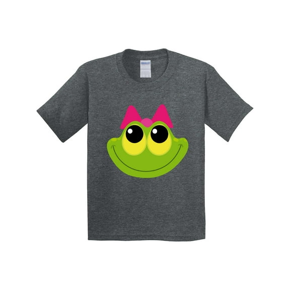 Inktastic Frog Face Girl Youth T-Shirt