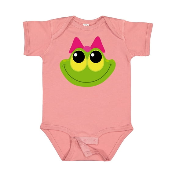 Inktastic Frog Face girl Girls Baby Bodysuit