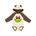 thumbnail image 1 of Inktastic Frog Face girl Girls Long Sleeve Baby Bodysuit, 1 of 5