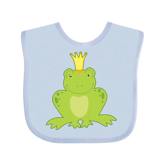 Inktastic Frog Prince Boys or Girls Baby Bib