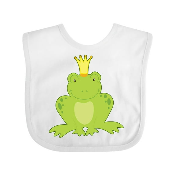 Inktastic Frog Prince Boys or Girls Baby Bib