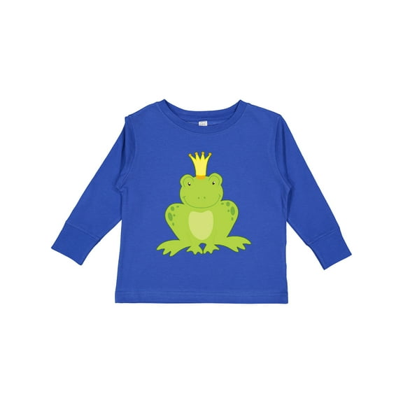 Inktastic Frog Prince Boys or Girls Long Sleeve Toddler T-Shirt