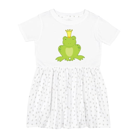 Inktastic Frog Prince Girls Toddler Dress