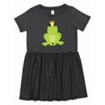 thumbnail image 1 of Inktastic Frog Prince Girls Toddler Dress, 1 of 5