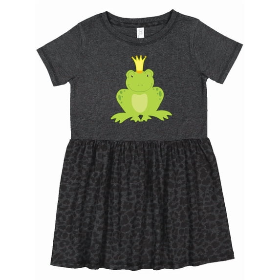 Inktastic Frog Prince Girls Toddler Dress
