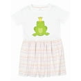 thumbnail image 1 of Inktastic Frog Prince Girls Toddler Dress, 1 of 5