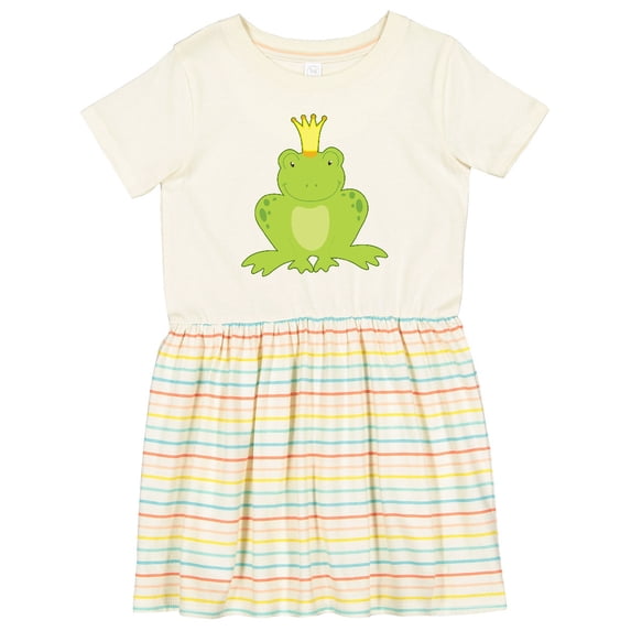 Inktastic Frog Prince Girls Toddler Dress