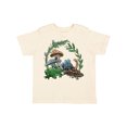 thumbnail image 1 of Inktastic Frog, Worm, Mushrooms Nature Scene Boys or Girls Toddler T-Shirt, 1 of 5