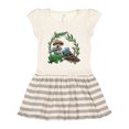 thumbnail image 1 of Inktastic Frog, Worm, Mushrooms Nature Scene Gift Toddler Girl Dress, 1 of 4
