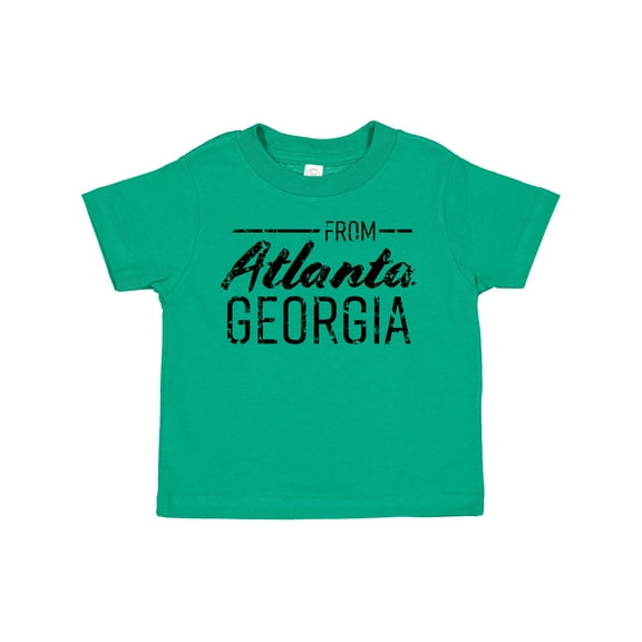 Inktastic From Atlanta Georgia in Black Distressed Text Boys or Girls Toddler T-Shirt