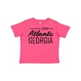 thumbnail image 1 of Inktastic From Atlanta Georgia in Black Distressed Text Boys or Girls Toddler T-Shirt, 1 of 5