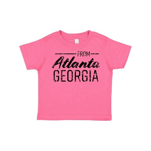 Inktastic From Atlanta Georgia in Black Distressed Text Boys or Girls Toddler T-Shirt