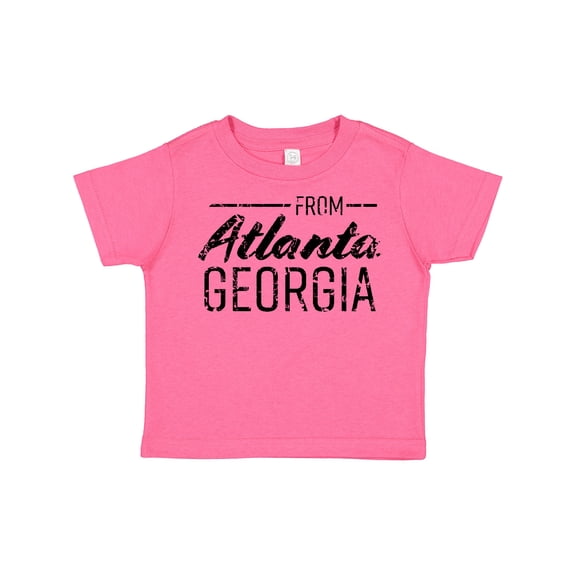 Inktastic From Atlanta Georgia in Black Distressed Text Boys or Girls Toddler T-Shirt