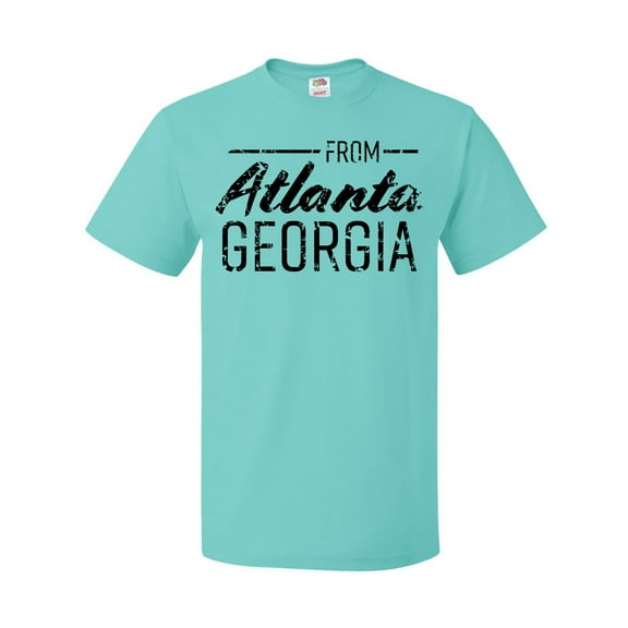 Inktastic From Atlanta Georgia in Black Distressed Text T-Shirt