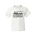 thumbnail image 1 of Inktastic From Atlanta Georgia in Black Distressed Text Youth T-Shirt, 1 of 5