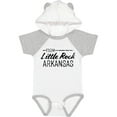 thumbnail image 1 of Inktastic From Little Rock Arkansas in Black Distressed Text Boys or Girls Baby Bodysuit, 1 of 5