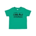 thumbnail image 1 of Inktastic From Little Rock Arkansas in Black Distressed Text Boys or Girls Baby T-Shirt, 1 of 5