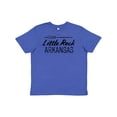 thumbnail image 1 of Inktastic From Little Rock Arkansas in Black Distressed Text Youth T-Shirt, 1 of 5