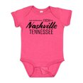 thumbnail image 1 of Inktastic From Nashville, Tennessee- State Capital Distressed Text Boys or Girls Baby Bodysuit, 1 of 5