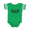 thumbnail image 1 of Inktastic From Nashville, Tennessee- State Capital Distressed Text Boys or Girls Baby Bodysuit, 1 of 5